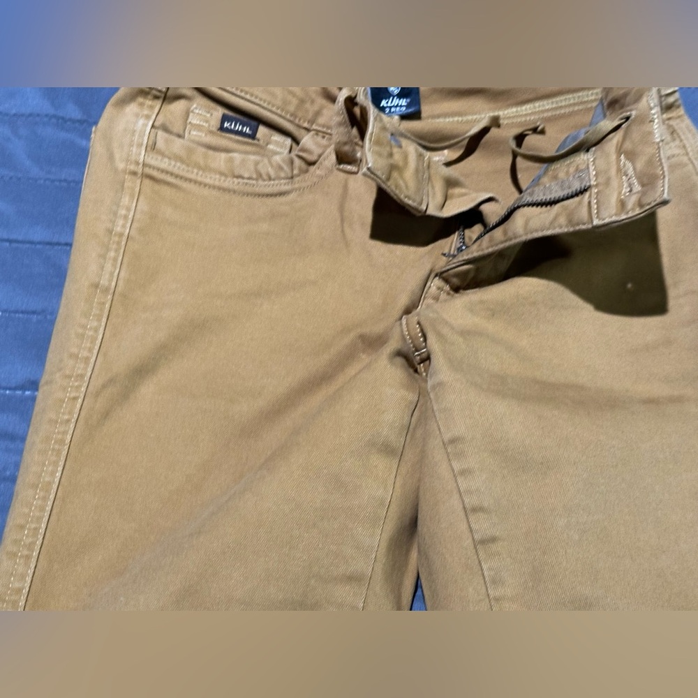 Kuhl mustard skinny jesns size 2 regular